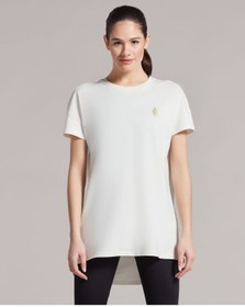 Resim Skechers W Performance Tops Crew Neck T-shirt Kadın Beyaz Tshirt S221482-102 