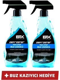 Resim Betax Buz Çözücü Defroster Sprey 500ml 2'li Buz Kazıyıcı 
