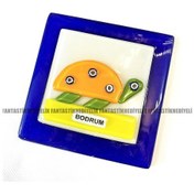 Resim Bodrum Karetta Nazar Nazarlık Banyo Balkon Tuvalet Gider Kapağı Çok Renkli 