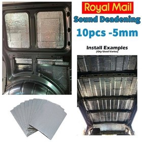 Resim Yaprak Araba Ses Yalıtımı Isı Yalıtım Mat Folyo Ses Yalıtımı Ses Yalıtımı 10 Pcs 