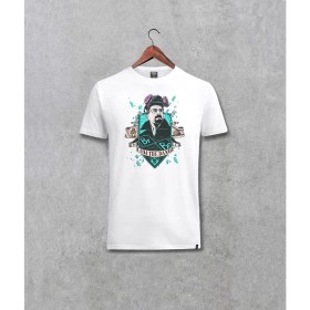 Resim Darkia Breaking Bad Heisenberg Baskılı Unisex Beyaz Tişört 