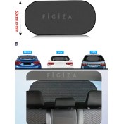 Resim Figiza Vantuzlu Arka Cam Araç Güneşlik Perde Seti -100x50 cm, Katlanabilir, Pratik Araç Güneşliği - Bebekli Aileler Emzirme Perdesi 