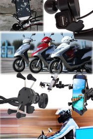 Resim Utelips Honda Activa Uygun Motorsiklet Telefon Tutucu Kuryeler Için Uygun Tüm Telefonlara Uygum Ahtapot Pro 