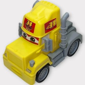 Resim Sürtmeli Oyuncak Tır - Sarı (Lisinya) 