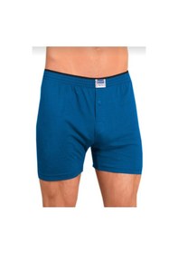 Resim Berrak 1099 Erkek Penye Boxer Şort 12 Adet Mavi 