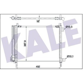 Resim KALE 343170 Klima Radyatoru (NİSSAN: MİCRA IV 1.2 10-) 480×375 Mekanik Sanziman 921001hc1b (WH751428) 