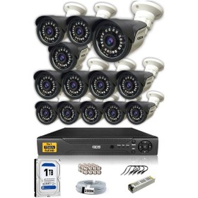Resim IDS DS-2015HDSET13 13 Kameralı 1080P Full HD 5 MP Sony Lensli Kamera Seti - 2015 