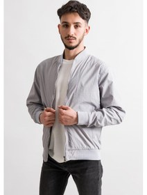 Resim Fbı Jeans Slim Ft Gofre Kumaş Kolej Yaka Astarlı Baharlık Mont 001 