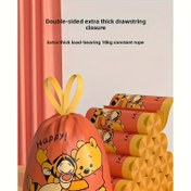 Resim Disney Winnie the Pooh 30/60 Adet Ekstra Kalın Yırtılmaz Büyük Mutfak Çöp Torbası Tutacaklı 
