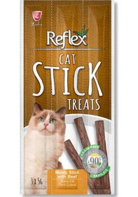 Resim Reflex Cat Stick Treats Dana Etli Kedi Ödül Çubukları 3 x 5 G 