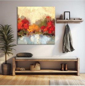 Resim Sakin Gölge Oyunları Kanvas Tablo 