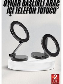 Resim Hnrlıshp Araç Içi Telefon Tutucu İos Uyumlu Magsafe Manyetik Mıknatıslı Çok Renkli 