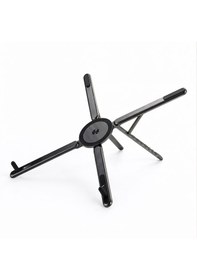 Resim Alüminyum Katlanabilir Laptop Standı Ayarlanabilir Notebook Tablet Yükseltici 10-17.3 Inç Uyumlu Gri - Gri 