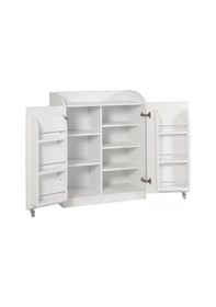 Resim Kiler Dolabı 2 Kapaklı Kısa 165 Derece Açılır Kapak Çok Amaçlı M 