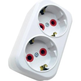 Resim Ay-Ka İkili (2Li) Topraklı Fişli Priz 