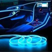 Resim Trendooze Turcoshop11 78.74inç Araç İçi Led Dekor Şerit Esnek Ortam Aydınlatma 2m Cam Mavisi 