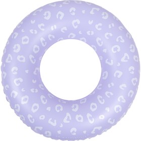 Resim Swim Essentials Lila Leopard Yüzme Simidi 90cm 