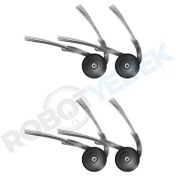 Resim Robotyedek Roborock Saros 10 Uyumlu Yedek Yan Fırça 4 Adet 