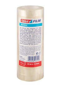 Resim Tesa Basic Film Şeffaf Izole Bant 12 Adet 58552 