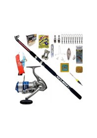 Resim Kendo Sea Power 6000 360cm 100-300gr Anaconda Profesyonel Sazan Kıyı Olta Takımı Seti 