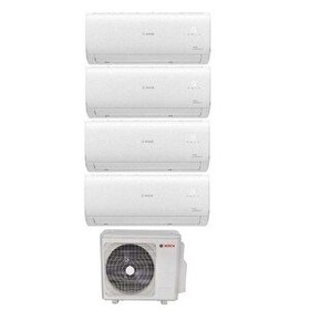 Resim Bosch Multi Split İnverter Klima 36000 Btu 1 Dış + 4 İç Ünite 9000 + 12000 + 12000 + 12000 Btu 