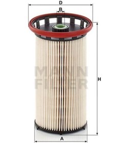 Resim MANN PU8028 Yakıt Filtresi H:100 (Audi A3 2.0TDI 12-/ VW: Golf 14-/ Passat 1.6TDI 2.0TDI 14-/Seat Leon 1.6 