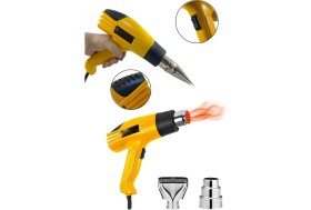Resim Profesyonel 4800 Watt Darbeye Dayanıklı Kademeli Sıcak Hava Tabancası Hediyeli Ürün. 