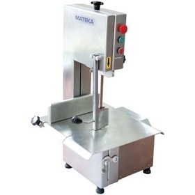 Resim Mateka Kemik Kesme Makinası Paslanmaz Çelik 220 Volt Et Kemik Testeresi 