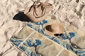 Resim Mikrofiber Plaj Havlusu - Hafif ve Hızlı Kuruyan 90x150 cm Ve 75X130 cm 