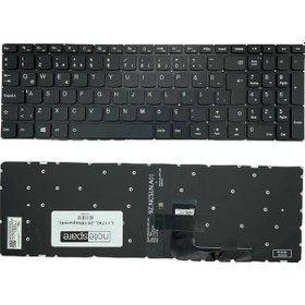 Resim Lenovo Uyumlu V310-15abr Klavye Tr Işıklı Siyah 