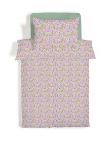 Resim Evmila Minik Çiçekler Desenli Nevresim Takımı - 160x220cm Nevresim +50x70cm Yastık Kılıfı+90x190cm Çarşaf 