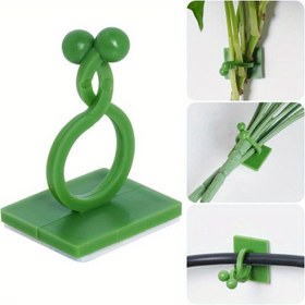 Resim 10/20/30/50/100 adet Kendinden Yapışkan Duvar Bitki Klipsi - Dayanıklı Plastik Tırmanma Bitki Kancağı, İç/Dış Mekan Kullanımı için, Duvarlar, Raflar, Bitkiler için Güvenli Tutuş - Kolay Kurulum, Alet Gerektirmez, Duvar Montaj Klipsleri, İç Duvar Montajları, Modern Duvar Klipsleri, Alet Gerektirmez Kurulum 