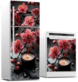 Resim Buzdolabı ve Bulaşık Makinesi Takım Sticker 0404 