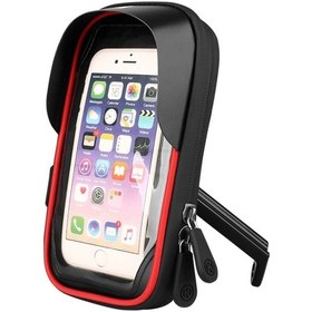Resim Sones Dağ Bisikleti Kart Tutucu Dokunmatik Ekranlı Cep Telefonu Tutucu Motosiklet Elekt Araç Su Geçirmez Bisiklet Çantası 52259498 Kırmızı 