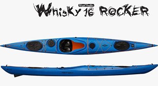 Resim Point65 Whisky 16 Rocker Rudder & Skeg Mavi Kano 
