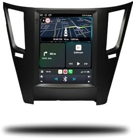 Resim MarTechno Android Multimedya 4GB RAM 64GB Hafıza Subaru Outback Tesla 2010-2014 ile uyumlu 