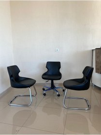 Resim kuaforkoltugum Ofis Büro Koltuğu 1 Şef 2 Bekleme Set 