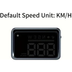 Resim Fochsia Kwhud Araçlar İçin Çok Fonksiyonlu Hud Km Saat Göstergesi Tüm Modellere Uygun 