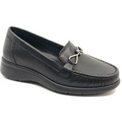 Resim Greyder 32690 Zn Deri Comfort Casual Kadın Ayakkabı Siyah 