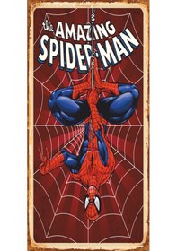 Resim spiderman süper kahramanlar mini retro ahşap poster 