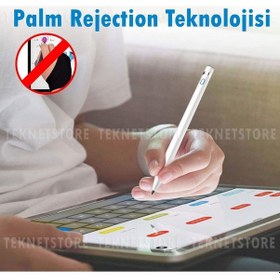 Resim Eli Algılamayan Apple Uyumlu iPad 9. Nesil 10.2 Inç Yazı Çizim Tasarım Tablet Kalemi Dokunmatik 