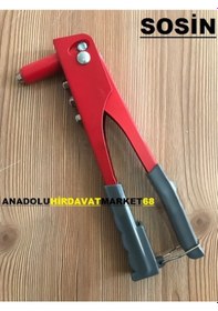 Resim Sosin Perçin Tabancası 240Mm Yedek Perçinli Perçim Tabanca 