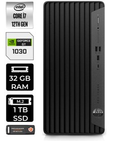 Resim HP PRO TOWER 400 G9 E6U3M9EA478 i7 12700 32GB RAM 1TB SSD GT1030 4GB FDOS MASAÜSTÜ BİLGİSAYAR 