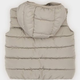 Resim Defacto Erkek Bebek Okul Su Geçirmez Tafta Kapüşonlu Şişme Yelek A2221a525augr94 Gri 