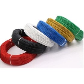 Resim 1x2.5 mm2 SIAF 14 AWG Yumuşak Silikon Kablo 1 Metre - Sarı Yeşil 