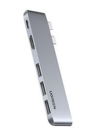 Resim Ugreen Apple Uyumlu MacBook için Type-C USB HDMI Thunderbolt 3.0 Dönüştürücü HUB 