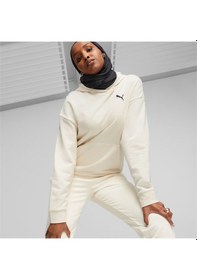 Resim Puma Better Essentials Hoodie Kadın Sweatshirt 67598899 Ekru 