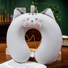 Resim Jump Rabbit Karikatür Hafızalı Köpük U Şeklinde Boyun Yastığı (Yurt Dışından) 