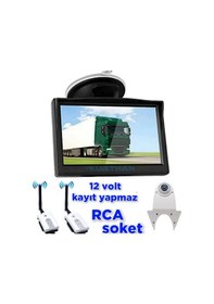 Resim 5 İnç Monitör+tepe Kamera +wifi Görüntü Aktarıcı Seti 12 Volt 