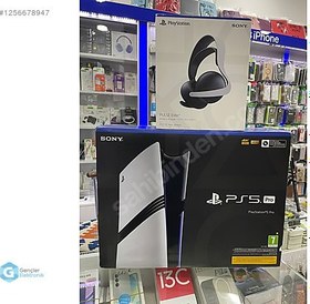 Resim Ps5 Pro SIFIR - Pulse Elite - Takas Olur - ÜCRETSİZ KURYE !! 
